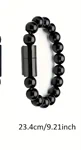 צמיד חרוזים שחורים כבל USB לסינכרון וטעינה Type-C 4